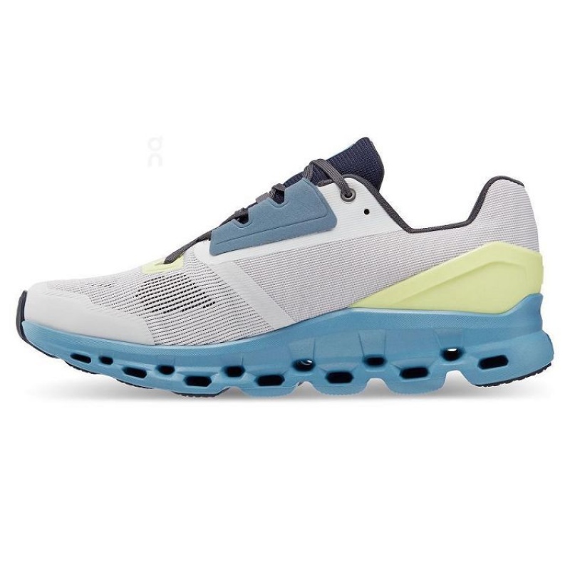 Grey / Yellow On Cloud Cloudstratus Men's Running Shoes | On_IN1181