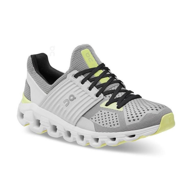 Grey / Yellow On Cloud Cloudswift Women's Running Shoes | On_IN8011