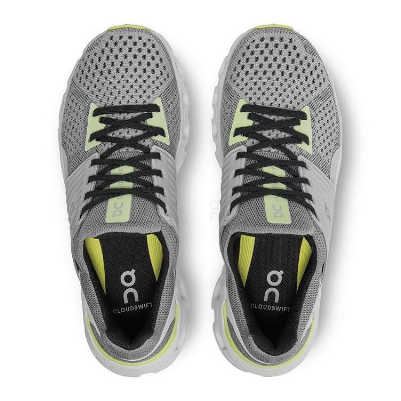 Grey / Yellow On Cloud Cloudswift Women's Running Shoes | On_IN8011