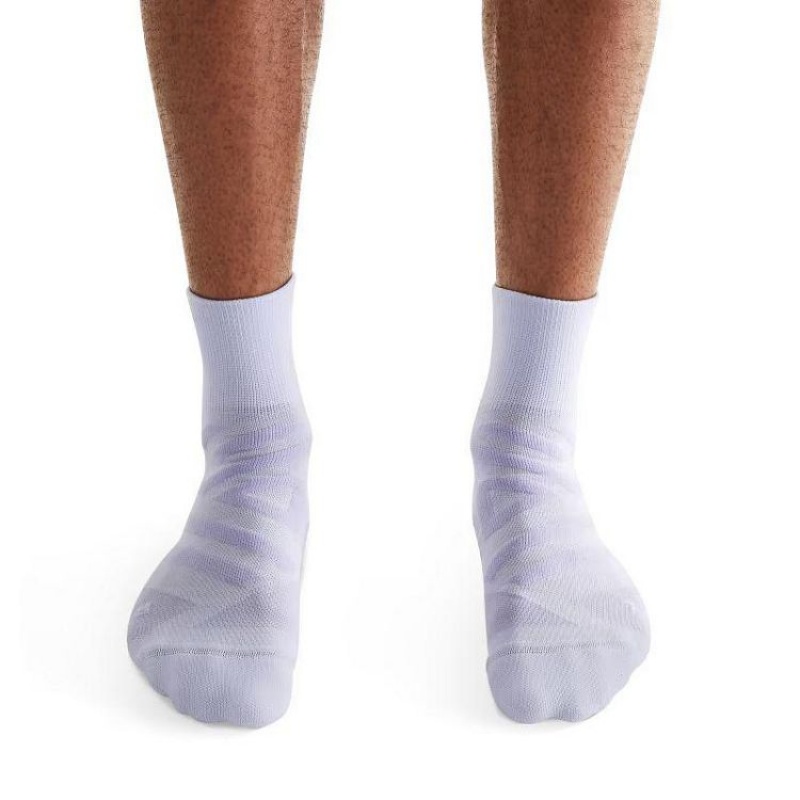 Light Purple On Cloud Performance Mid Men's Socks | On_IN8147