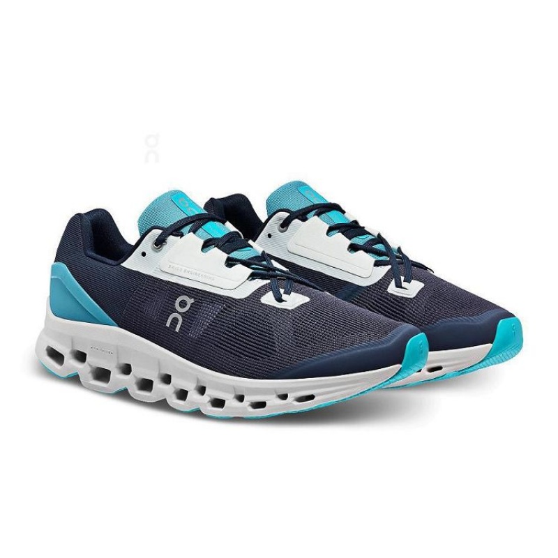 Navy On Cloud Cloudstratus Men's Running Shoes | On_IN9084