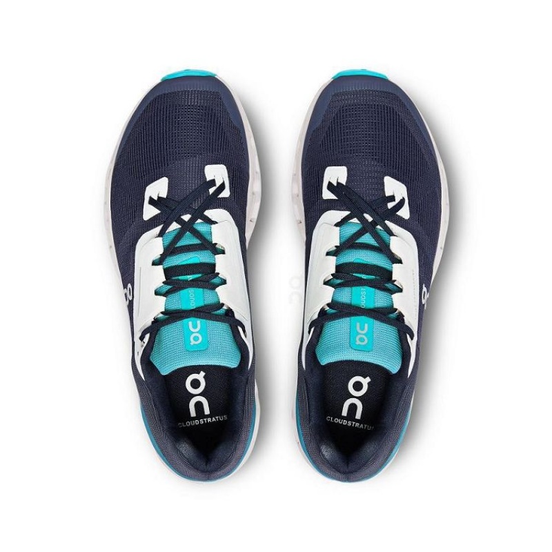 Navy On Cloud Cloudstratus Men's Running Shoes | On_IN9084