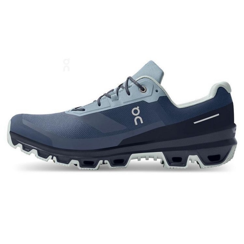 Navy On Cloud Cloudventure Waterproof Men's Hiking Shoes | On_IN8876