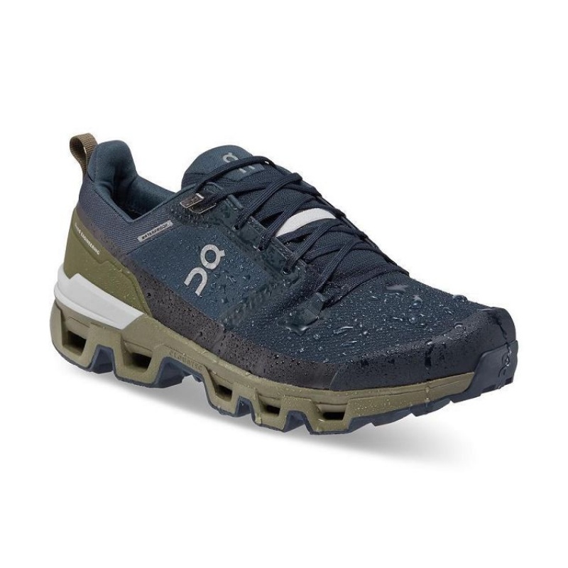 Navy On Cloud Cloudwander Waterproof Men's Hiking Shoes | On_IN8543