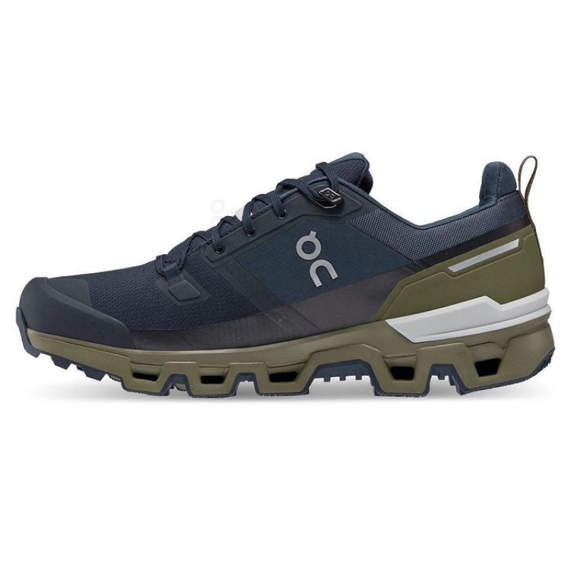 Navy On Cloud Cloudwander Waterproof Men's Hiking Shoes | On_IN8543