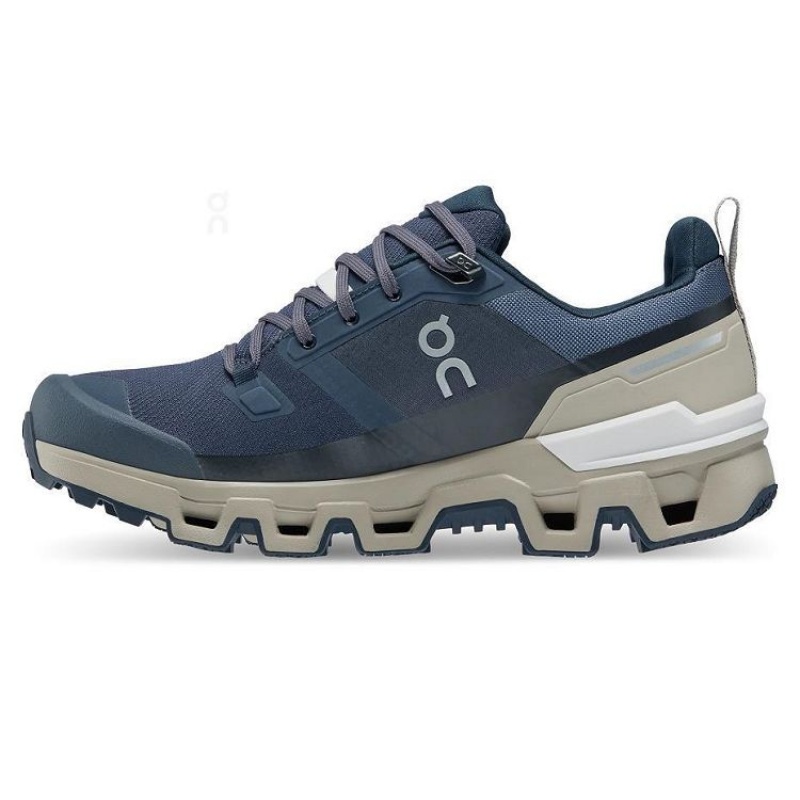 Navy On Cloud Cloudwander Waterproof Women's Hiking Shoes | On_IN8409