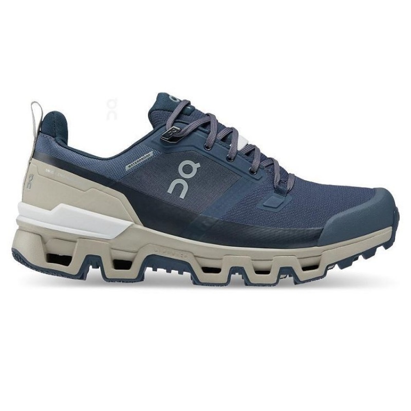 Navy On Cloud Cloudwander Waterproof Women\'s Hiking Shoes | On_IN8409
