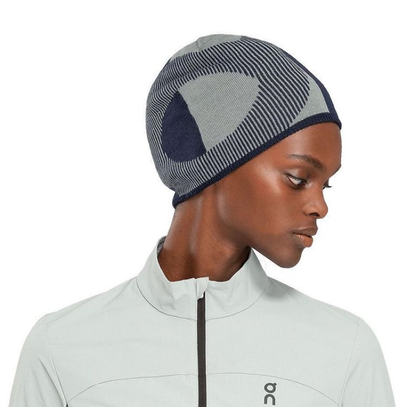 Navy On Cloud Explorer Merino Men's Beanie | On_IN8161