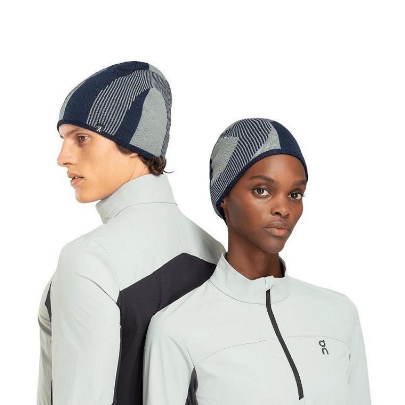 Navy On Cloud Explorer Merino Men\'s Beanie | On_IN8161