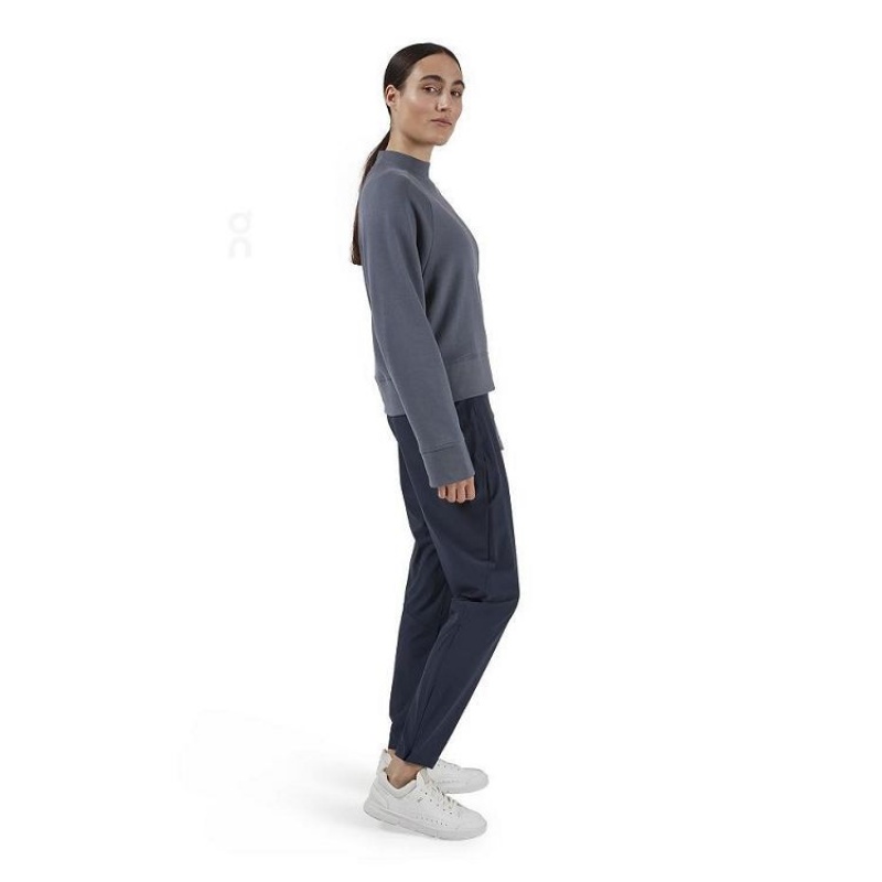 Navy On Cloud Lightweight Women's Pants | On_IN8972