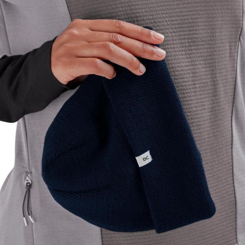 Navy On Cloud Merino Men's Beanie | On_IN8493
