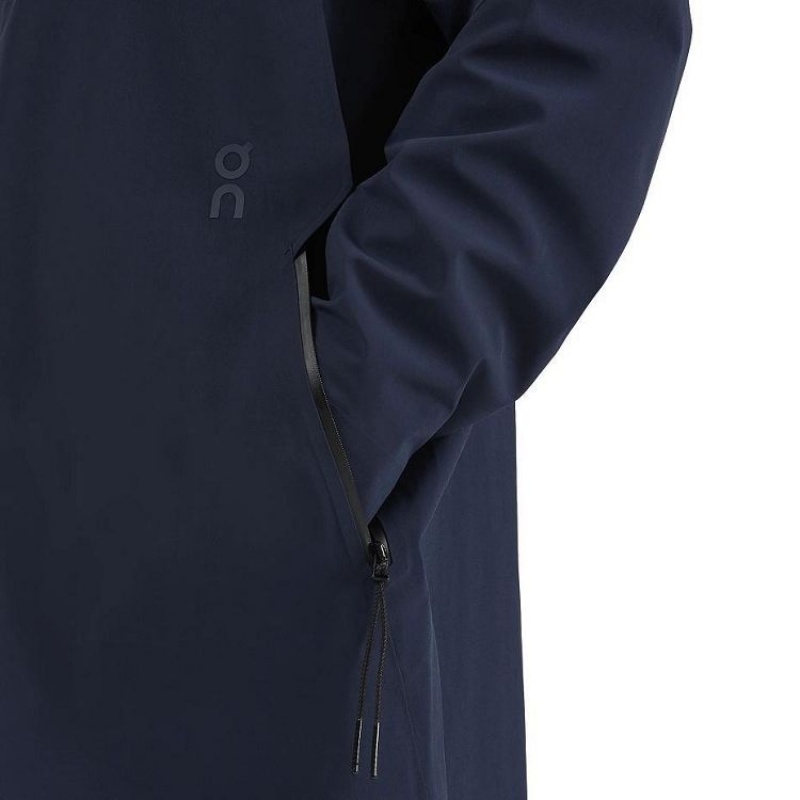 Navy On Cloud Parka Men's Jackets | On_IN9074