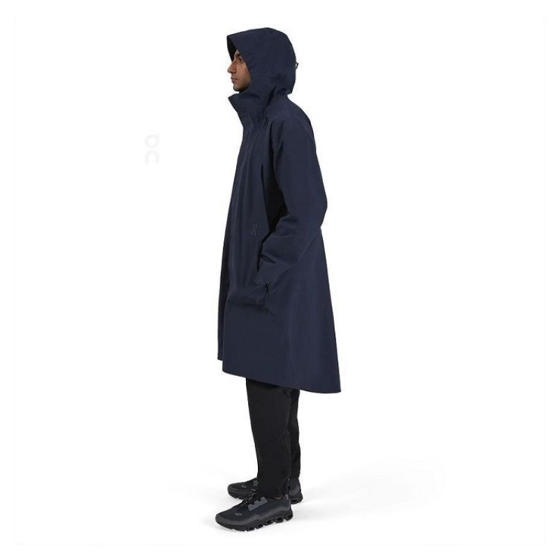 Navy On Cloud Parka Men's Jackets | On_IN9074