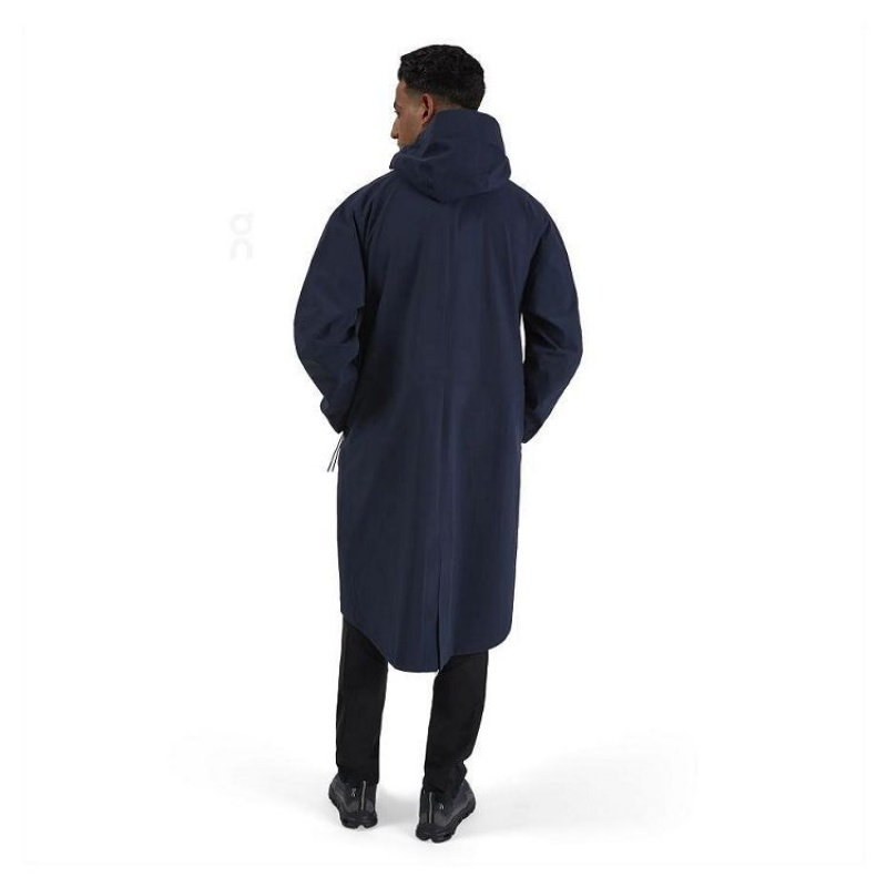 Navy On Cloud Parka Men's Jackets | On_IN9074