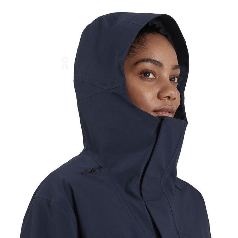 Navy On Cloud Parka Women's Jackets | On_IN8447