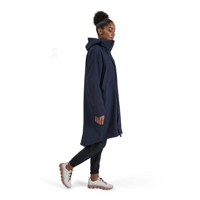 Navy On Cloud Parka Women's Jackets | On_IN8447