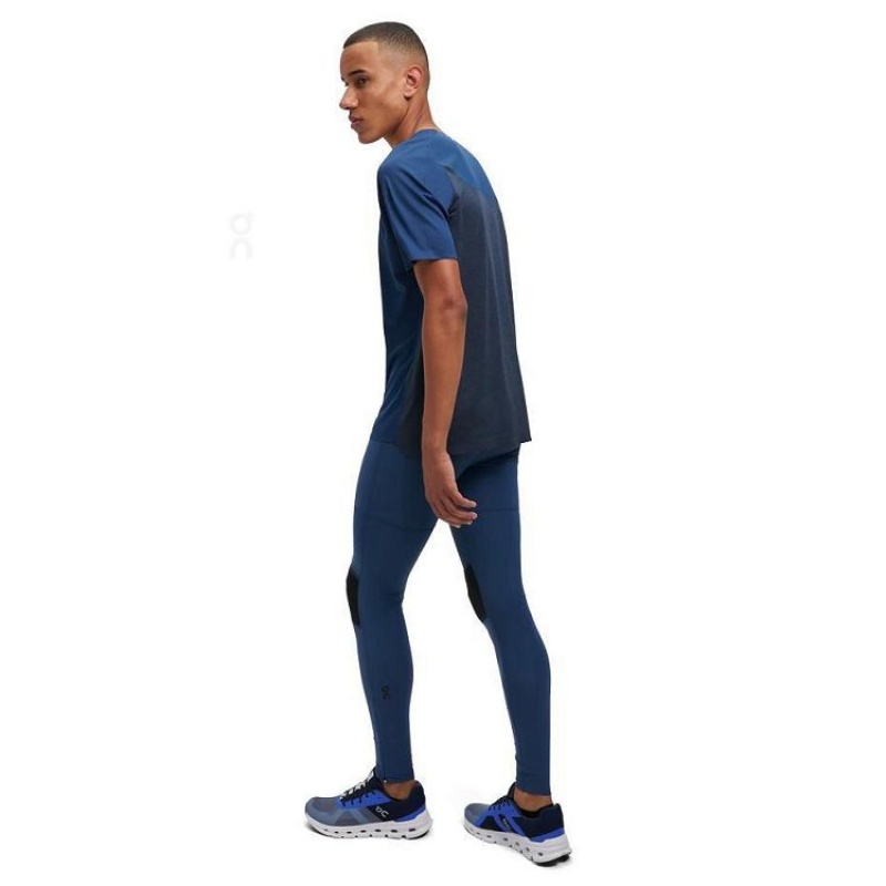 Navy On Cloud Performance-T Men's T Shirts | On_IN9039