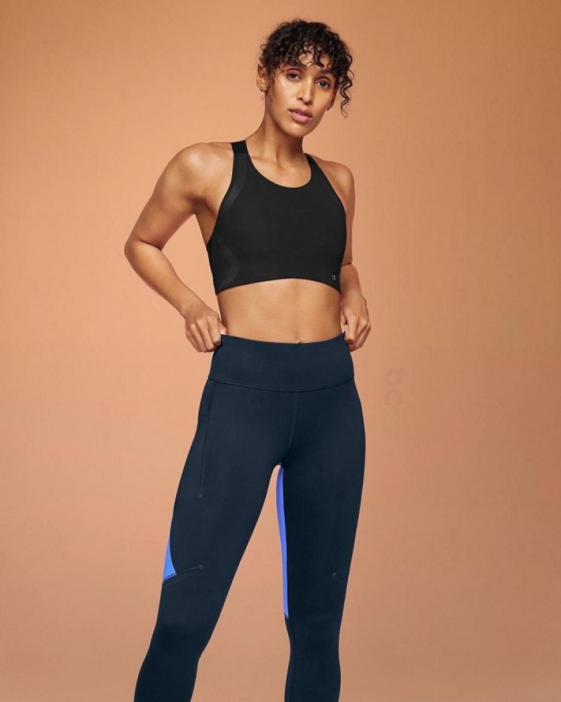 Navy On Cloud Performance Women's Leggings | On_IN8401