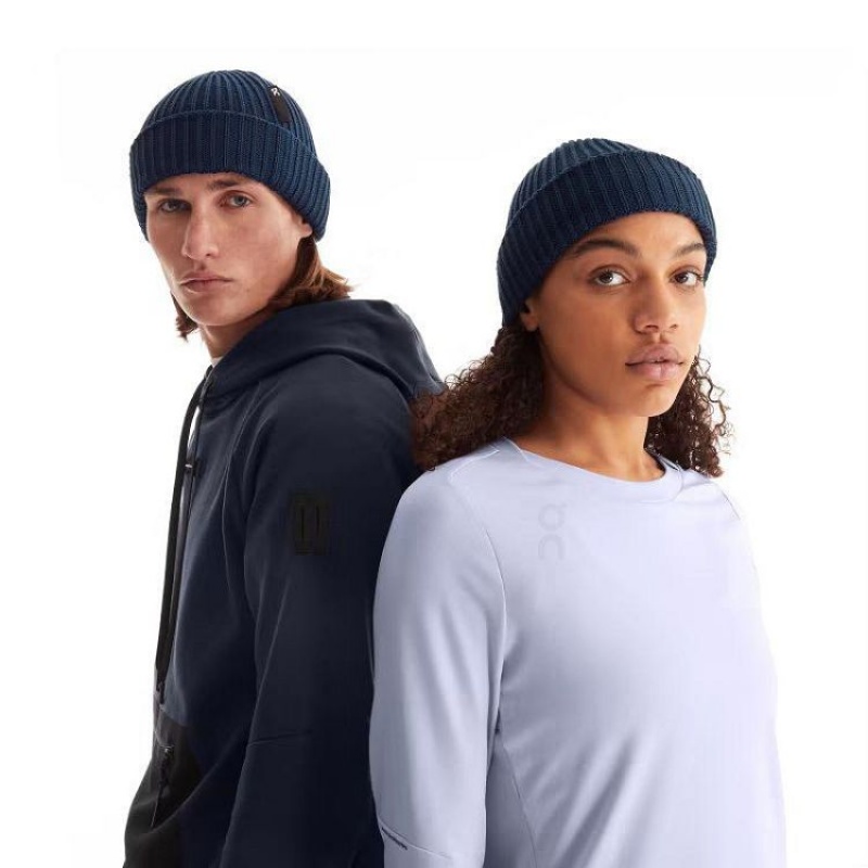 Navy On Cloud Studio Men\'s Beanie | On_IN9114