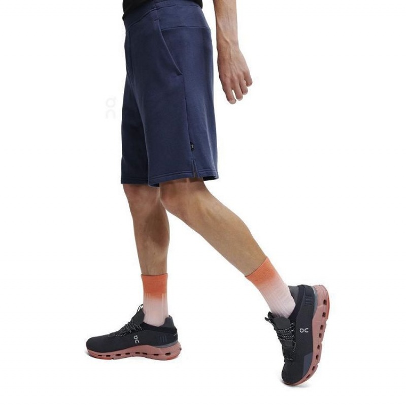 Navy On Cloud Sweat Men's Shorts | On_IN8336