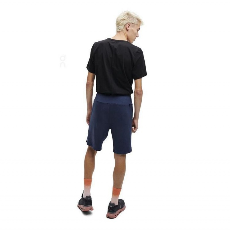 Navy On Cloud Sweat Men's Shorts | On_IN8336