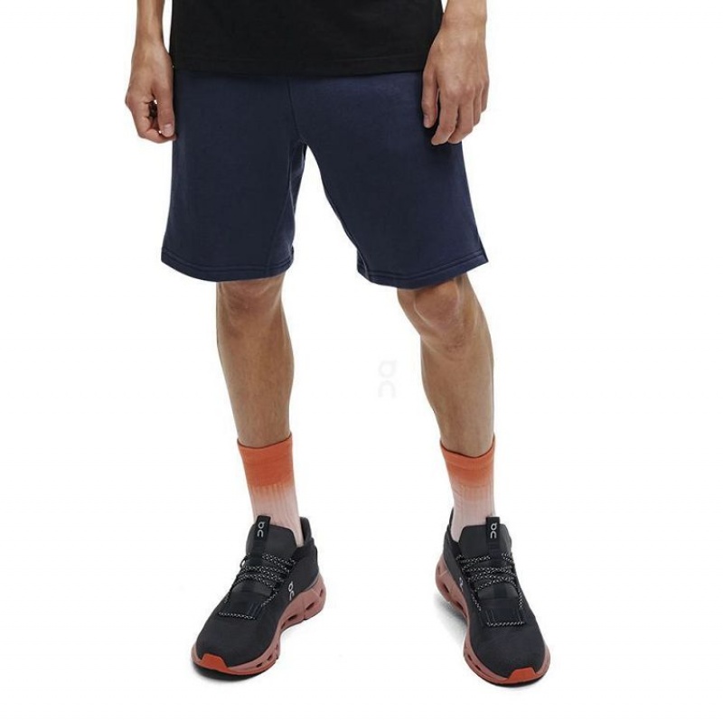 Navy On Cloud Sweat Men\'s Shorts | On_IN8336