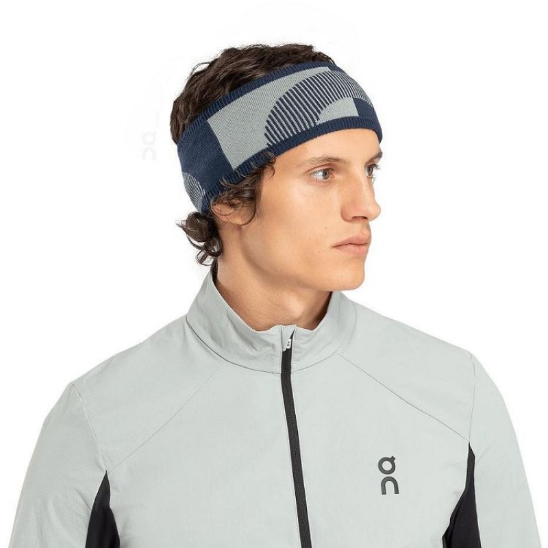 Navy / Grey On Cloud Explorer Merino Women's Headband | On_IN8583