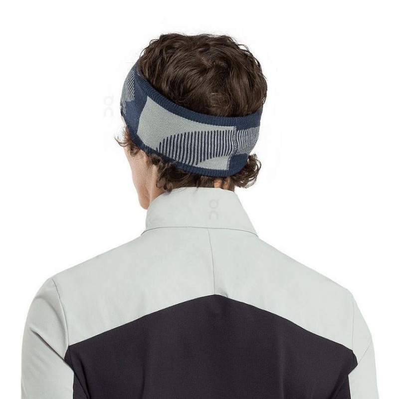 Navy / Grey On Cloud Explorer Merino Women's Headband | On_IN8583