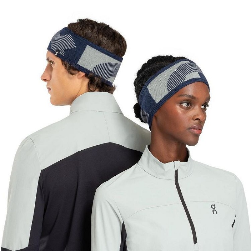 Navy / Grey On Cloud Explorer Merino Women\'s Headband | On_IN8583