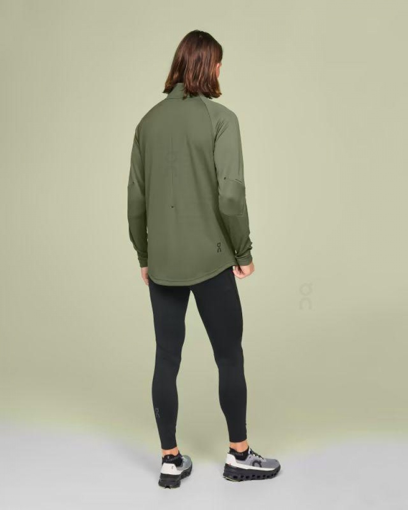 Olive On Cloud Climate Men's T Shirts | On_IN8169