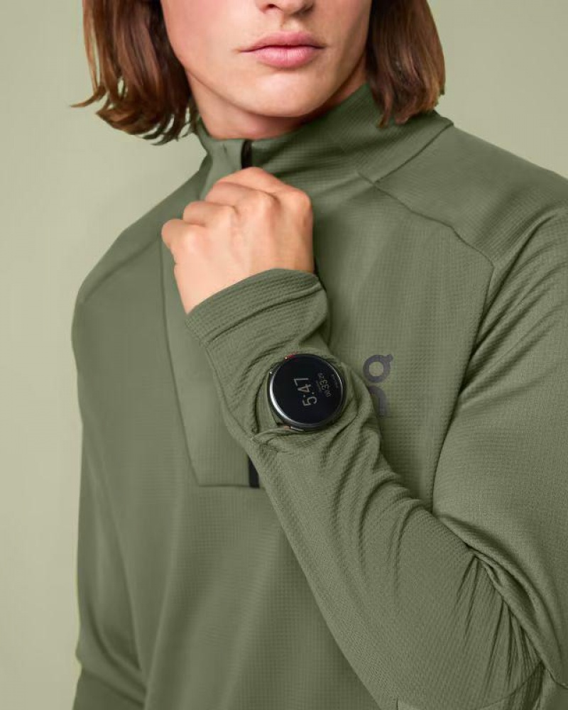 Olive On Cloud Climate Men's T Shirts | On_IN8169