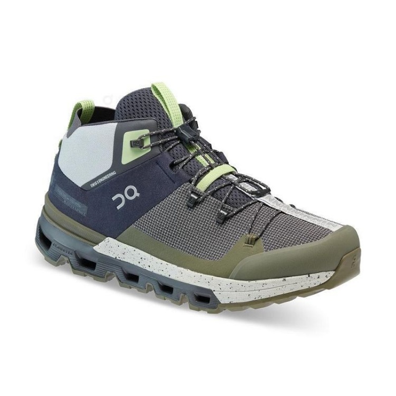 Olive On Cloud Cloudtrax Men's Hiking Boots | On_IN8556
