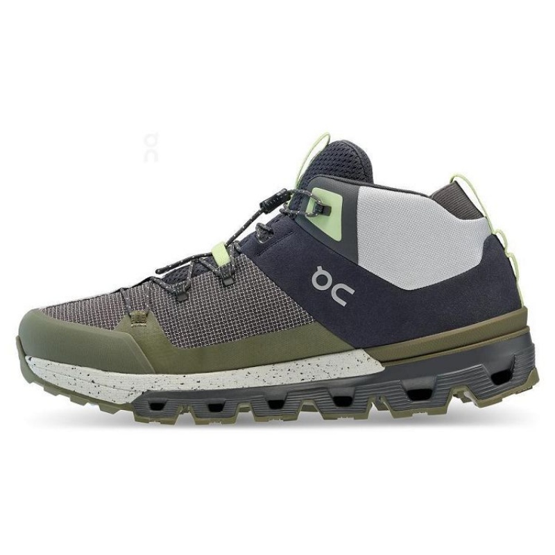Olive On Cloud Cloudtrax Men's Hiking Boots | On_IN8556
