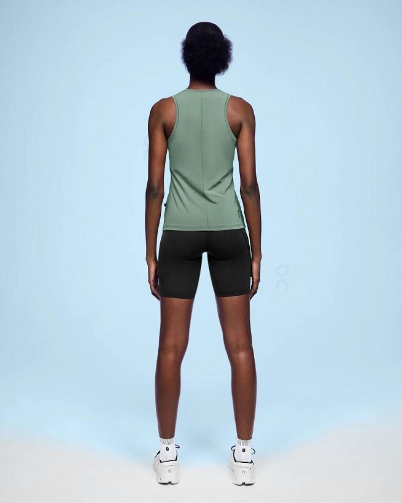 Olive On Cloud Movement Women's Tank Tops | On_IN8378