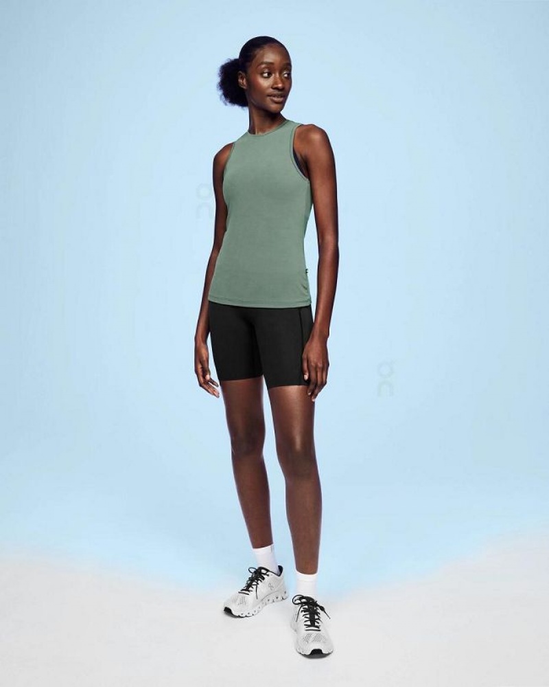 Olive On Cloud Movement Women's Tank Tops | On_IN8378