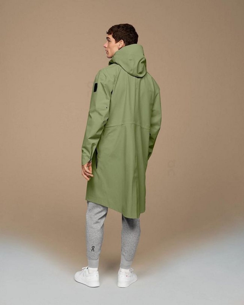 Olive On Cloud Parka Men's Jackets | On_IN8417