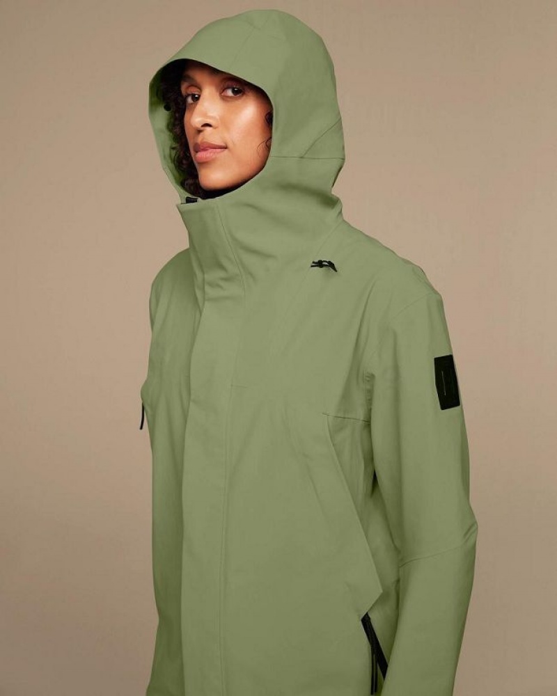Olive On Cloud Parka Women's Jackets | On_IN8514