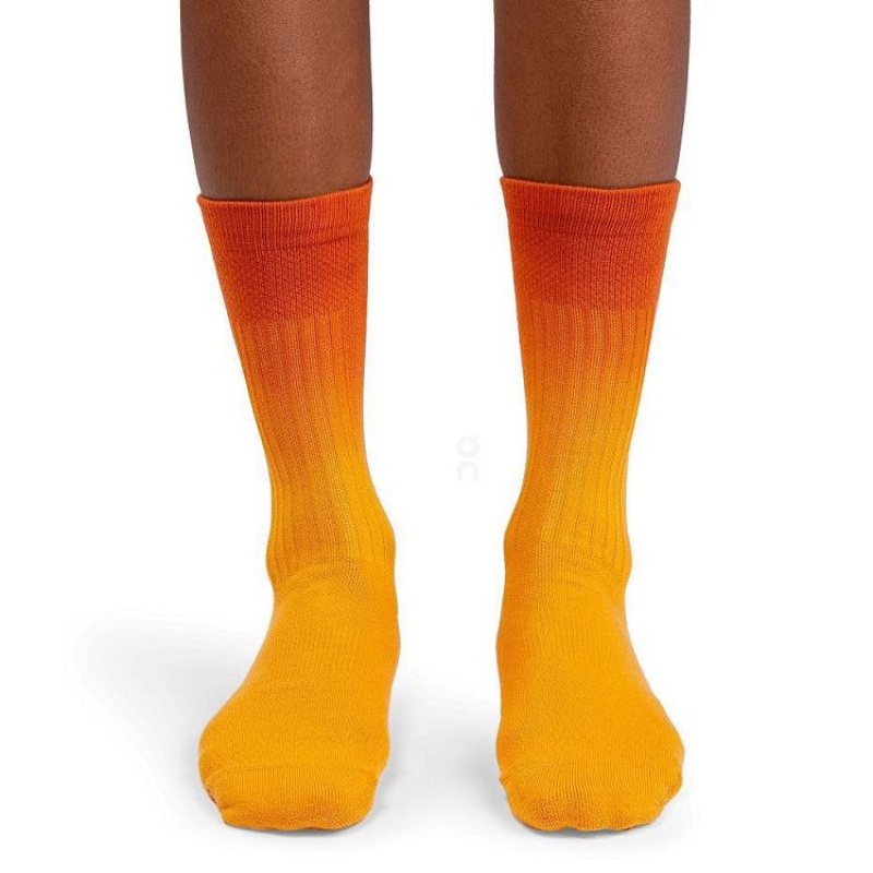 Orange / Yellow On Cloud All-Day Men's Socks | On_IN8186