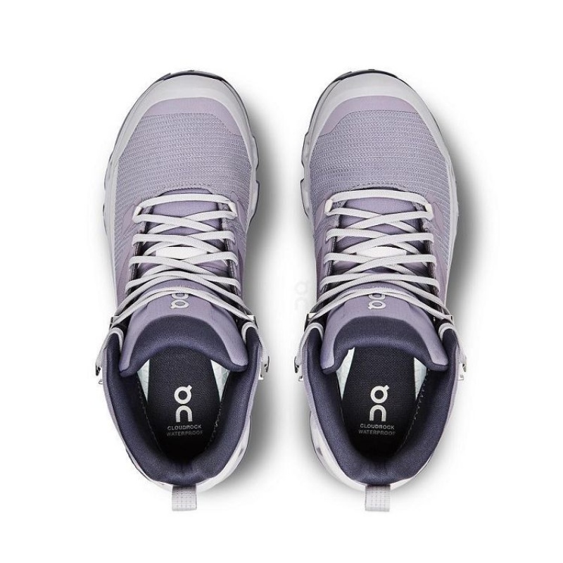 Purple On Cloud Cloudrock 2 Waterproof Women's Hiking Boots | On_IN8611
