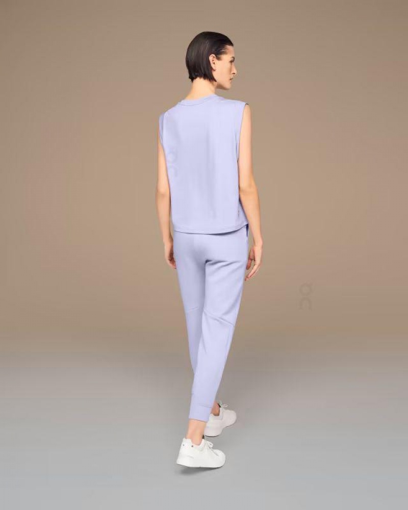 Purple On Cloud Focus Crop Women's Tank Tops | On_IN8217