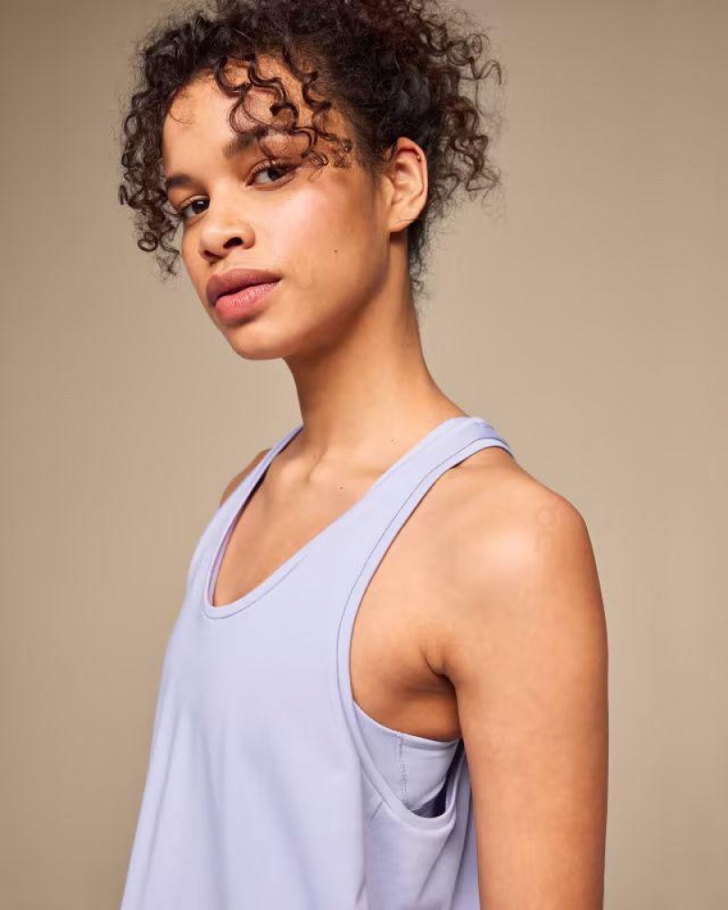Purple On Cloud Focus Women's Tank Tops | On_IN8573