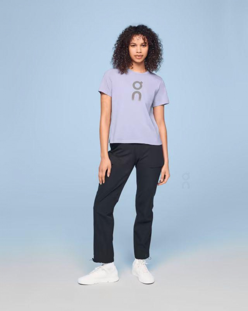 Purple On Cloud Graphic Women's T Shirts | On_IN8398