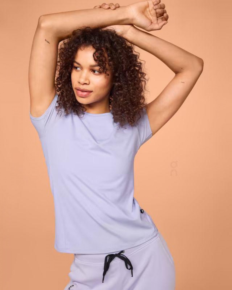 Purple On Cloud Movement-T Women's T Shirts | On_IN8952