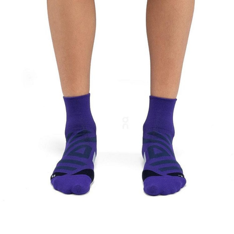 Purple On Cloud Performance Mid Women's Socks | On_IN8321