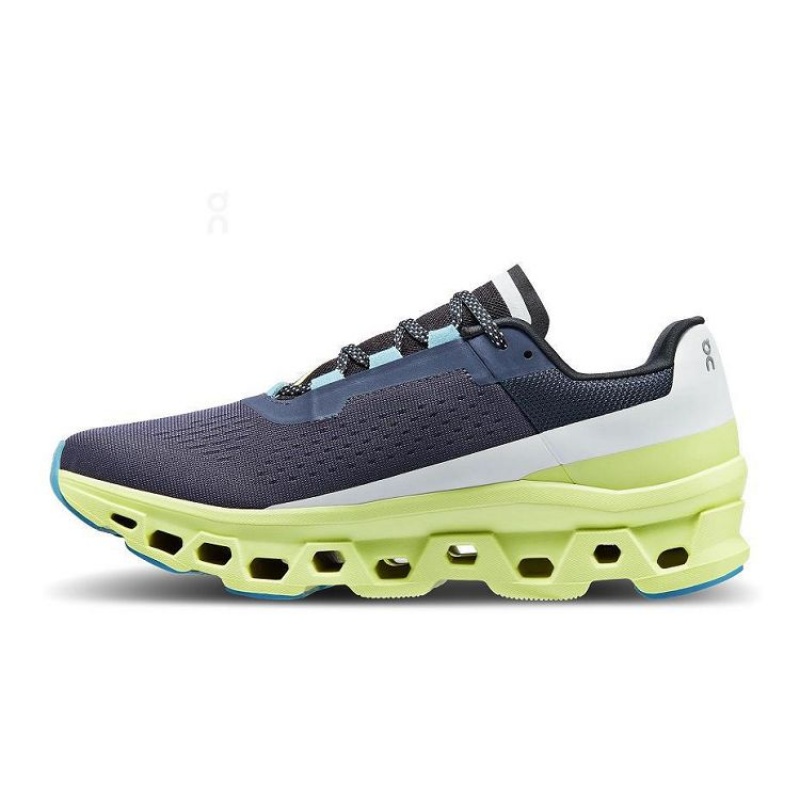 Purple / Green On Cloud Cloudmonster Men's Running Shoes | On_IN8991