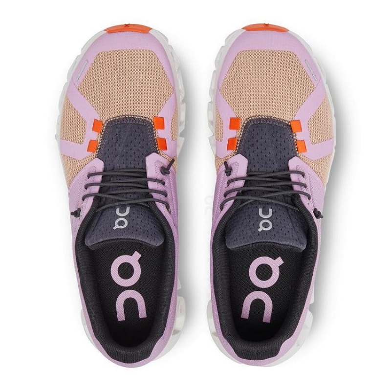 Purple / Orange On Cloud Cloud 5 Push Women's Sneakers | On_IN8701