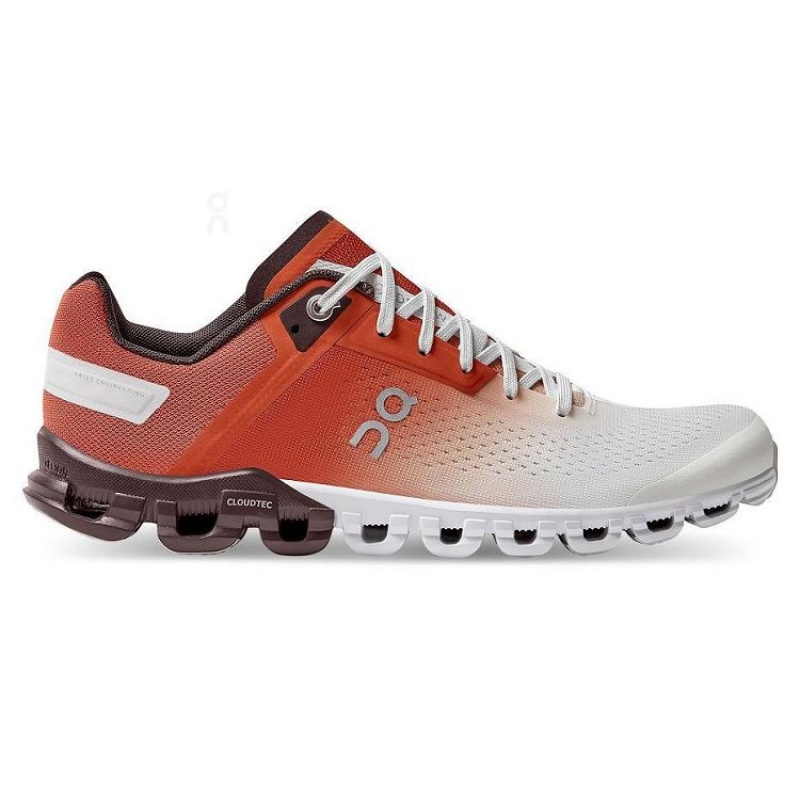 Red / White On Cloud Cloudflow Women\'s Running Shoes | On_IN8288