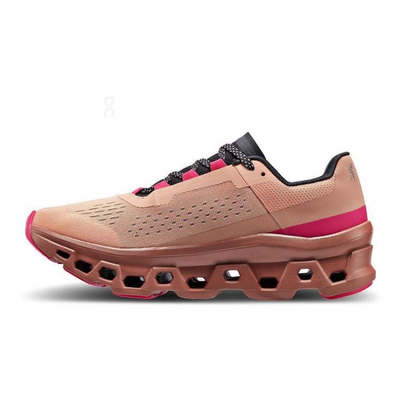 Rose On Cloud Cloudmonster Women's Running Shoes | On_IN8951