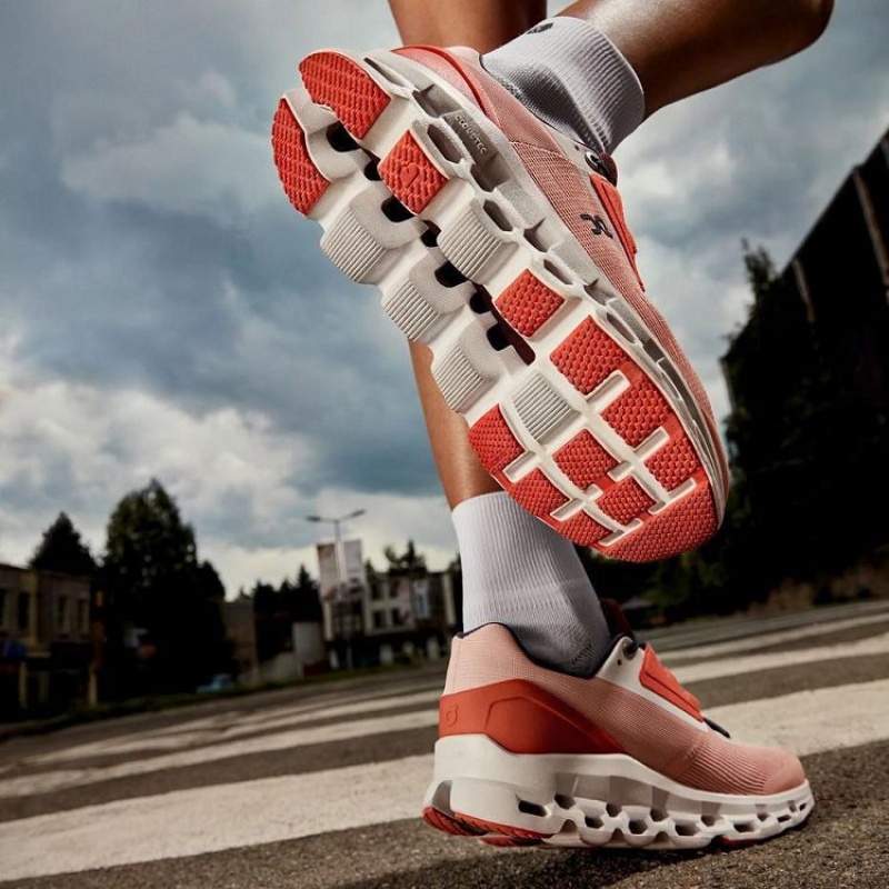 Rose On Cloud Cloudstratus Women's Running Shoes | On_IN8271