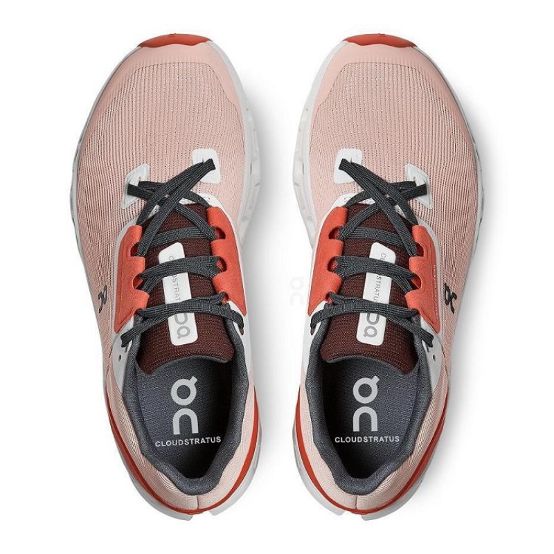 Rose On Cloud Cloudstratus Women's Running Shoes | On_IN8271